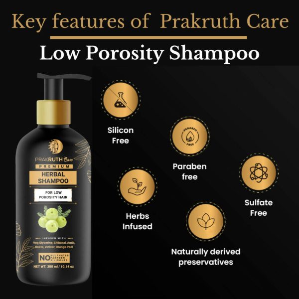 Prakruth Care Premium Herbal Low Porosity Shampoo Cheap