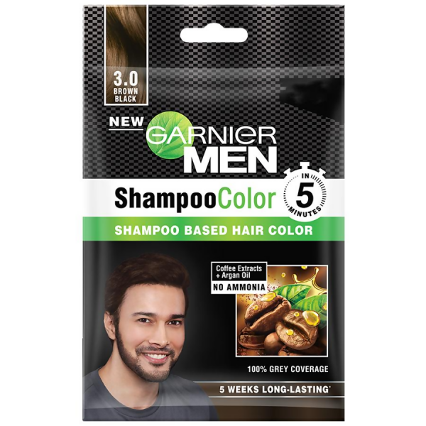 Garnier Men Shade 3 Shampoo Color-Brown Black Online now