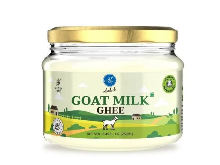 Aadvik A2 Goat Milk Ghee Infused with Garlic | Made From Grass Fed Goat Milk | Pure Organic Ghee Online