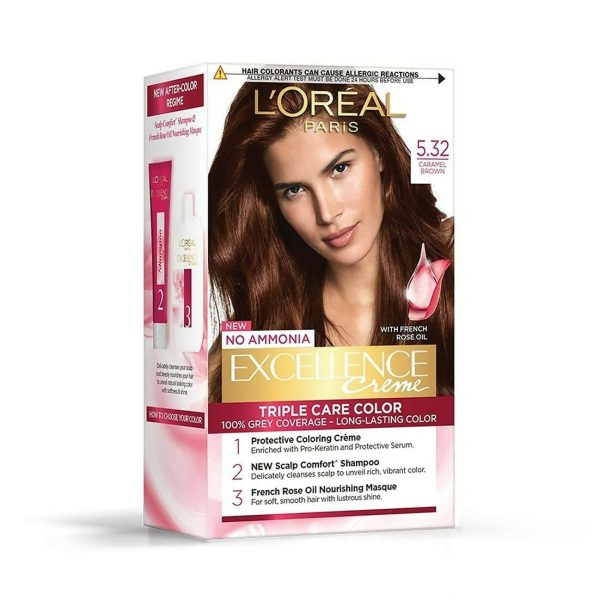 L Oreal Paris Hair Colour - 5.32 Caramel Brown Hot on Sale