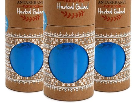 Antarkranti Naturals Blue Herbal Handmade Gulal Online Hot Sale