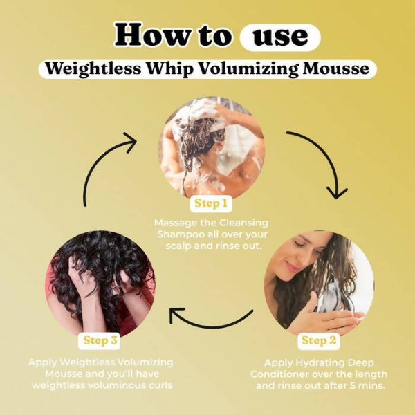 Fix My Curls Weightless Whip Volumizing Mousse Hot on Sale