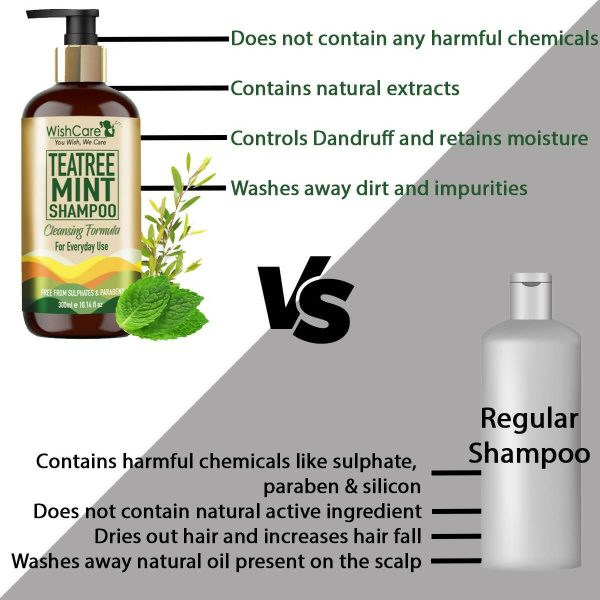 Wishcare Tea Tree Mint Shampoo on Sale