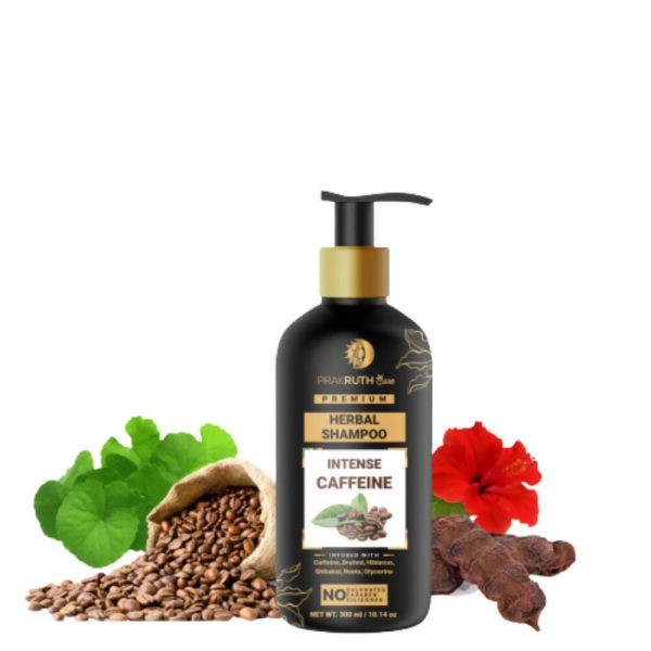 Prakruth Care Premium Herbal Intense Caffeine Shampoo Online Sale