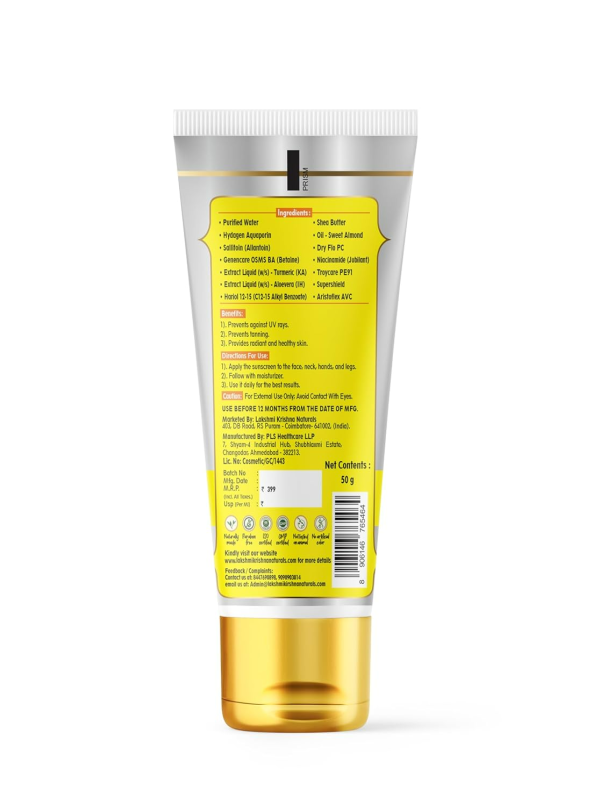 Lakshmi Krishna Sunscreen SPF 50 For Sale