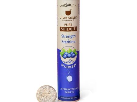 Upakarma Ayurveda Pure Sj Effervescent Tablets - Blueberry For Sale