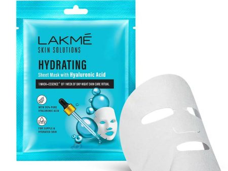 Lakme Solutions Sheet Mask Hydrating with Hyaluronic Acid on Sale