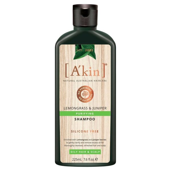 Akin Natural Purifying Lemongrass & Juniper Shampoo Cheap