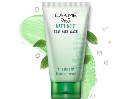 Lakme 9to5 Matte Moist Clay Facewash With Green Tea For Sale