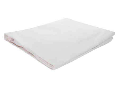 Earth Series Fitted Bed Sheet Queen 60 x 78  with 2piece Pillow Case - Plain White For Discount