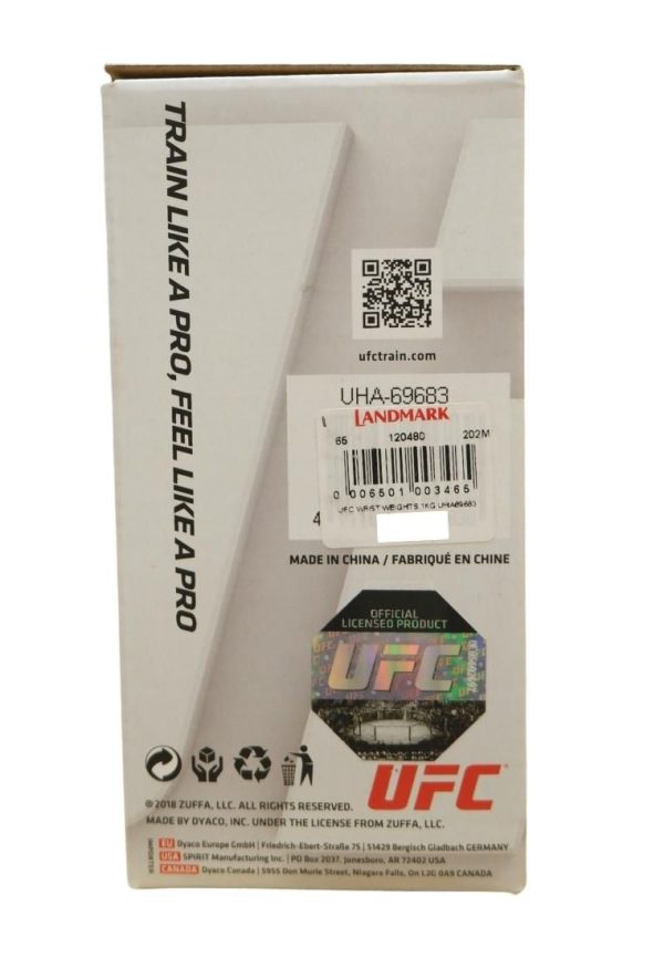 UFC Ultimate Training Wrist Weights 1 Pair 1 Kg For Sale