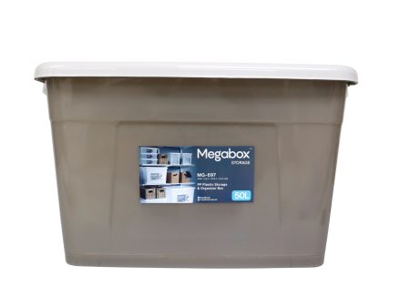 Megabox Storage Box 50L 39 x 34.5 x 39cm (MG-697) Hot on Sale