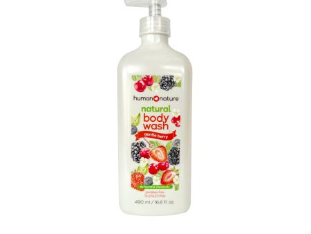 Human Nature Gentle Berry Body Wash 490ml Sale