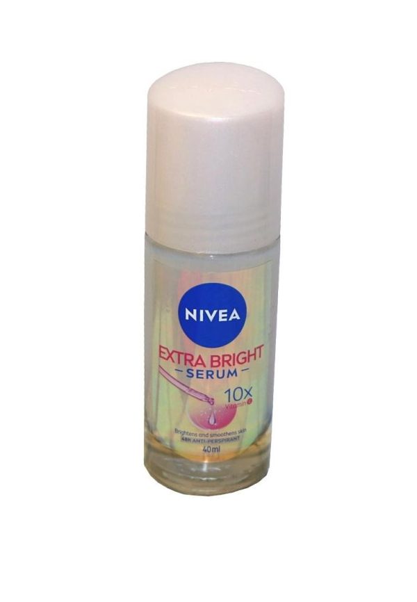 Nivea Deodorant Extra White Serum Roll-On 40ml on Sale