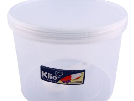 Round Canister with Scooper For Sale