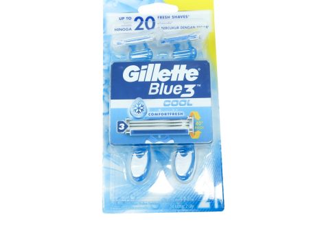 Gillette Blue III Cool Comfortfresh Disposable Razor For Cheap