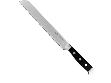 Kitchen Pro Chef Gene Gonzales Power Collection Stainless Serrated Knife 8  For Sale