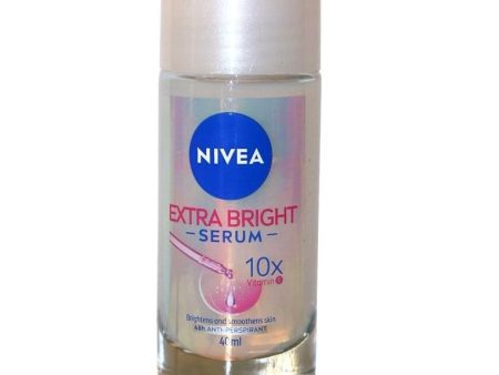 Nivea Deodorant Extra White Serum Roll-On 40ml on Sale