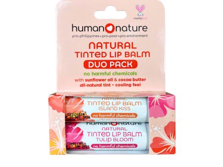 Human Nature Lip Balm Duo Pack 4g - Flame Tree and Rosewood Supply