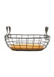 Landmark Receiving Oblong Basket with Rustic Handle 26 x 13 x 6cm Online Sale