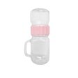 Edge Houseware Pink Band Carry-on Mason Jar 250ml & 500ml Discount