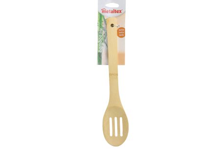 Metaltex Bamboo Slotted Spoon 30cm Online