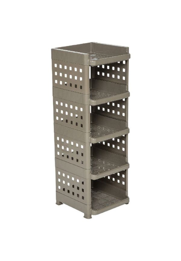 Megabox Utility Rack 5 -Layer - Brown Online Sale