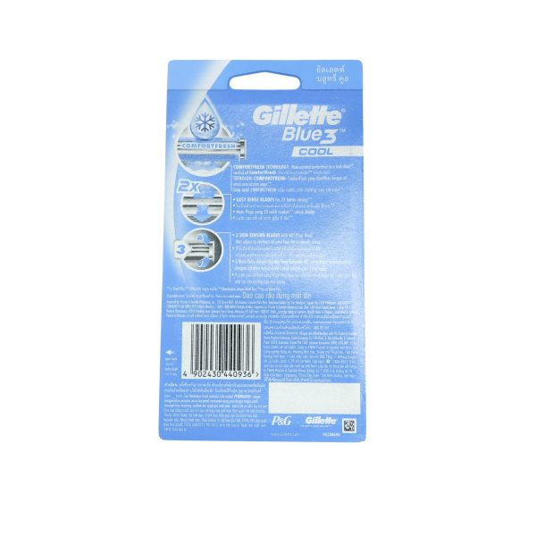 Gillette Blue III Cool Comfortfresh Disposable Razor For Cheap