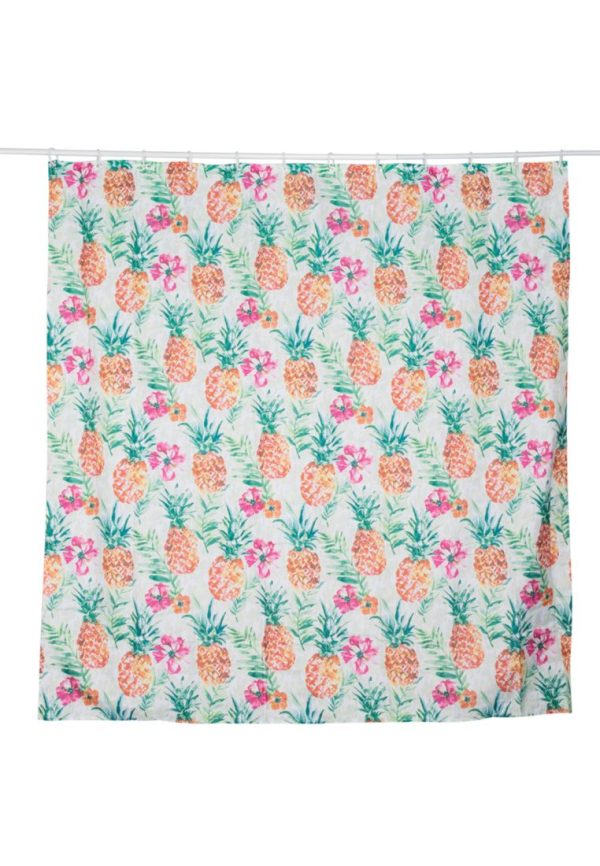 Home Choice Summer Collection Shower Curtain 180 x 180cm For Discount