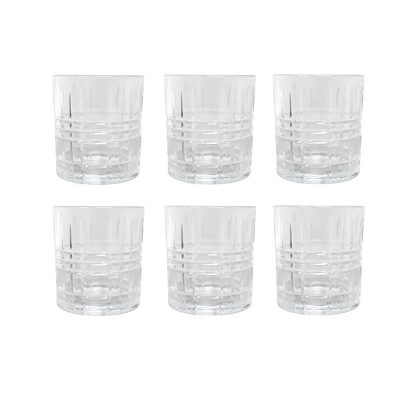 Edge Houseware 6 piece Sodalime Whisky Glass 300ml Online Sale