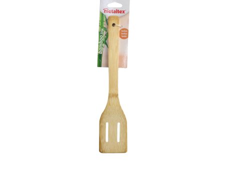 Metaltex Bamboo Slotted Turner 30cm For Cheap