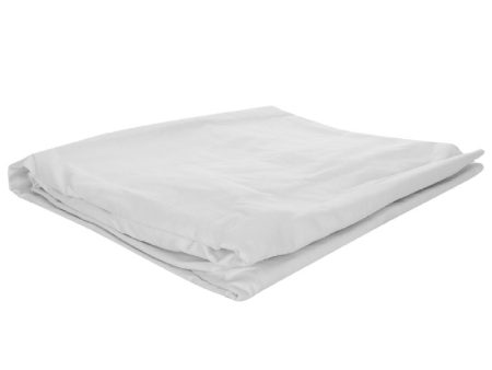 Earth Series Fitted and Flat Bed Sheet Queen 80 x 108  with 2piece Pillow Case - Plain White Supply