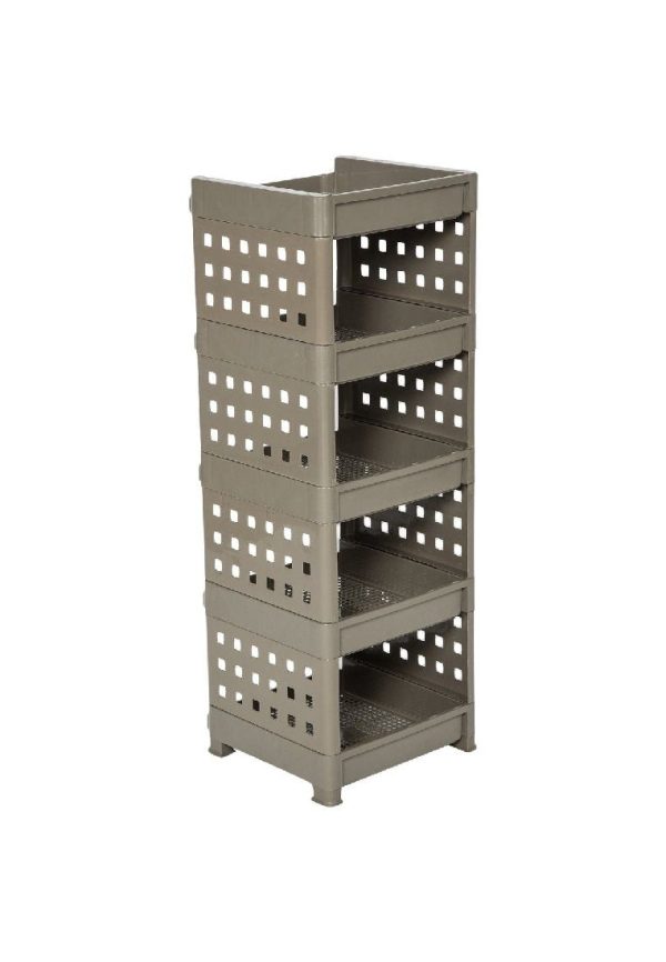 Megabox Utility Rack 5 -Layer - Brown Online Sale