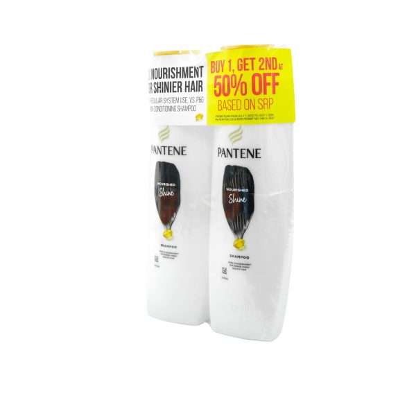 Buy Pantene Nourished Shine Shampoo and Get 2nd at 50% off For Discount