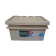 Megabox Storage Box 35L Set of 2 60 x 41.5 x 24cm (MG-689S) - Latte Beige For Cheap