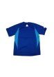 Landmark Short Sleeves Tshirt Round Neck Drifit With Spreader Arms To Sides Combi Reflective Print On Sleeves And Back - Royal Blue Discount