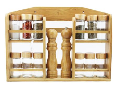 14piece Spice Jar Rack Online now