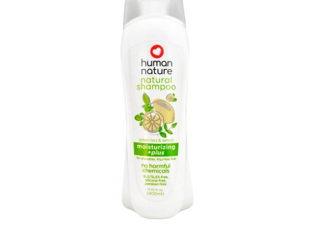 Human Nature Moisturizing Plus Green Tea & Lemon Shampoo 400ml Cheap