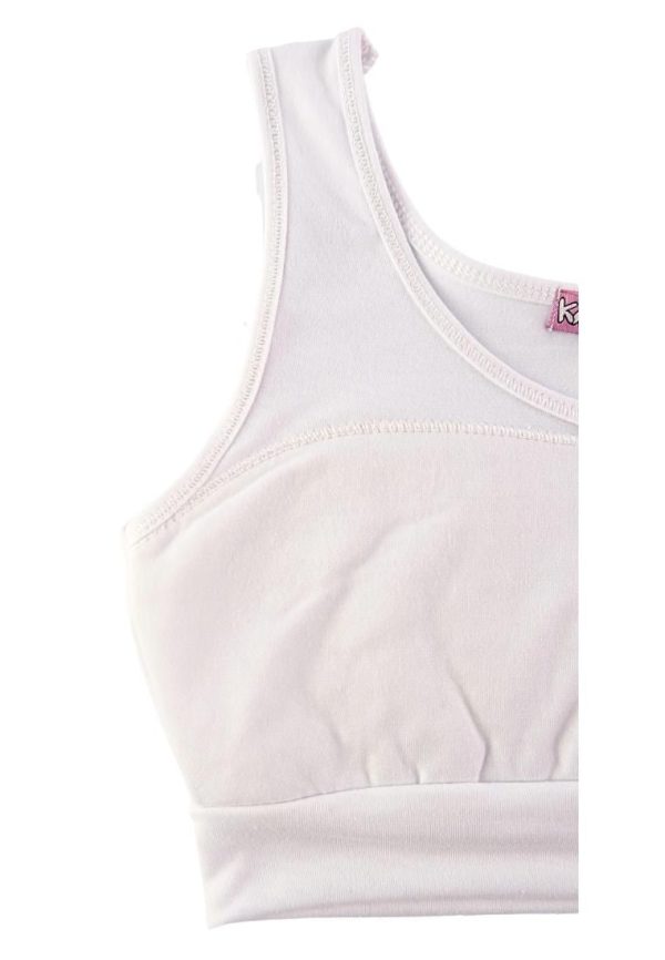 Landmark Pre-Teens Hanging Sando - Little Secret Padded Cotton White Fashion