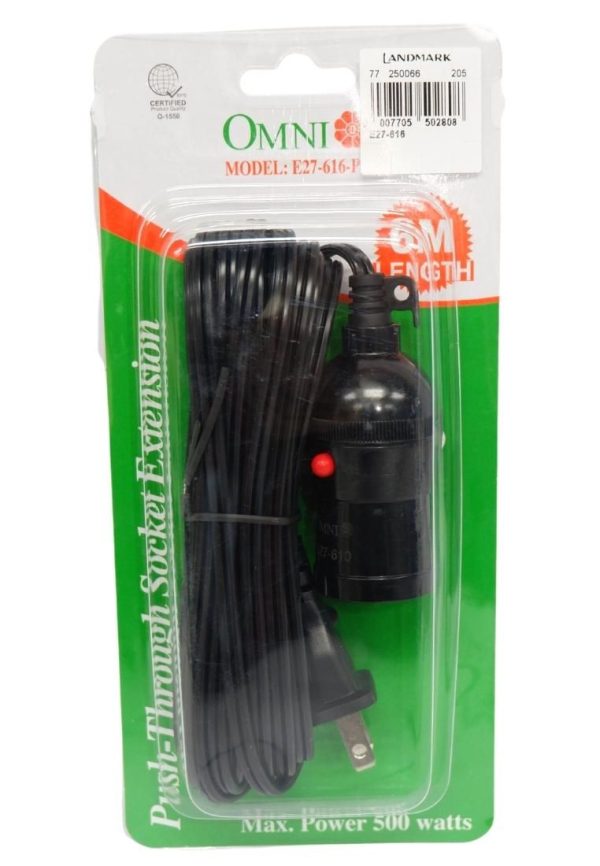 Omni Push Through Socket Extension 6M Online now