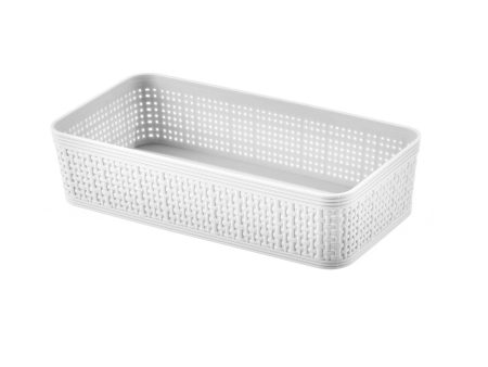 Cascade Large Rectangular Knitted Plastic Storage 1.6L For Discount