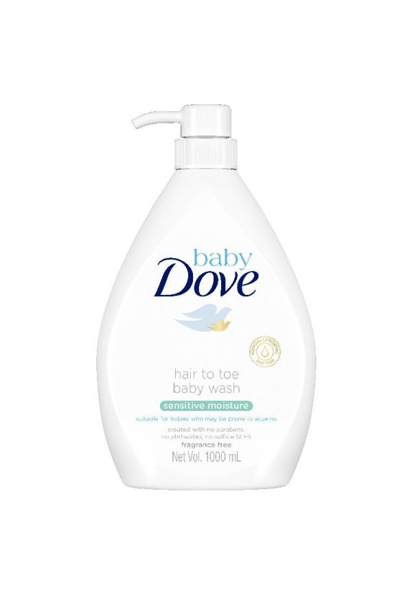 Baby Dove Hair To Toe Wash Sensitive Moisture 1L Online