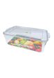 Cuisson PET Fridge Container with Lid 34 x 22 x 10cm Supply