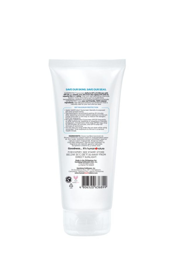 Human Nature Safe Protect Sunscreen SPF30 Supply