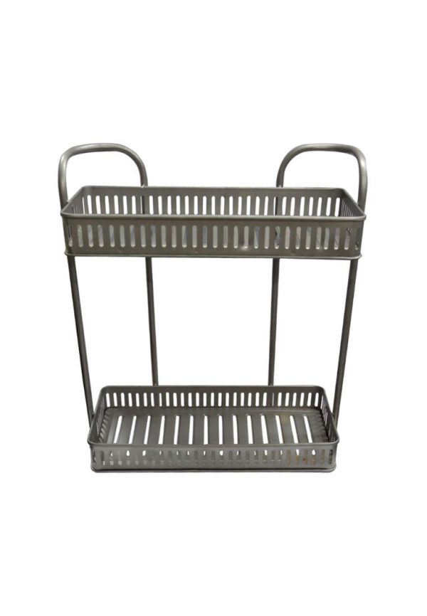 2-Layer Rectangular Multi-Purpose Rack For Sale