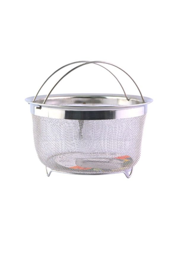 Stainless Wide Rim Mesh Basket on Sale