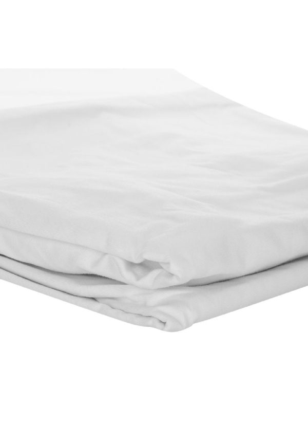 Earth Series Fitted and Flat Bed Sheet Queen 80 x 108  with 2piece Pillow Case - Plain White Supply