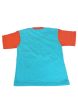 Landmark Short Set Orange Aqua with Tennis-Print Pocket Tshirt Supply