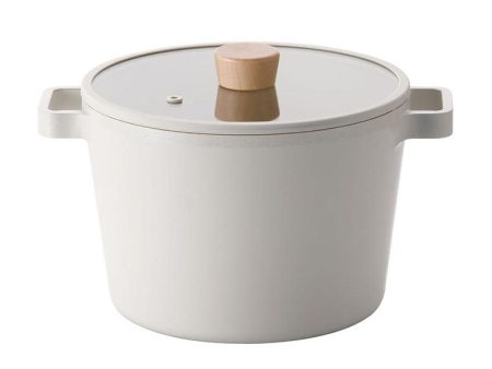 Neoflam Fika Deep Casserole 22cm with Glass Lid For Discount