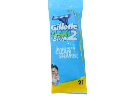 Gillette 2piece Blue II Flexi Disposable Razor Pack Sale